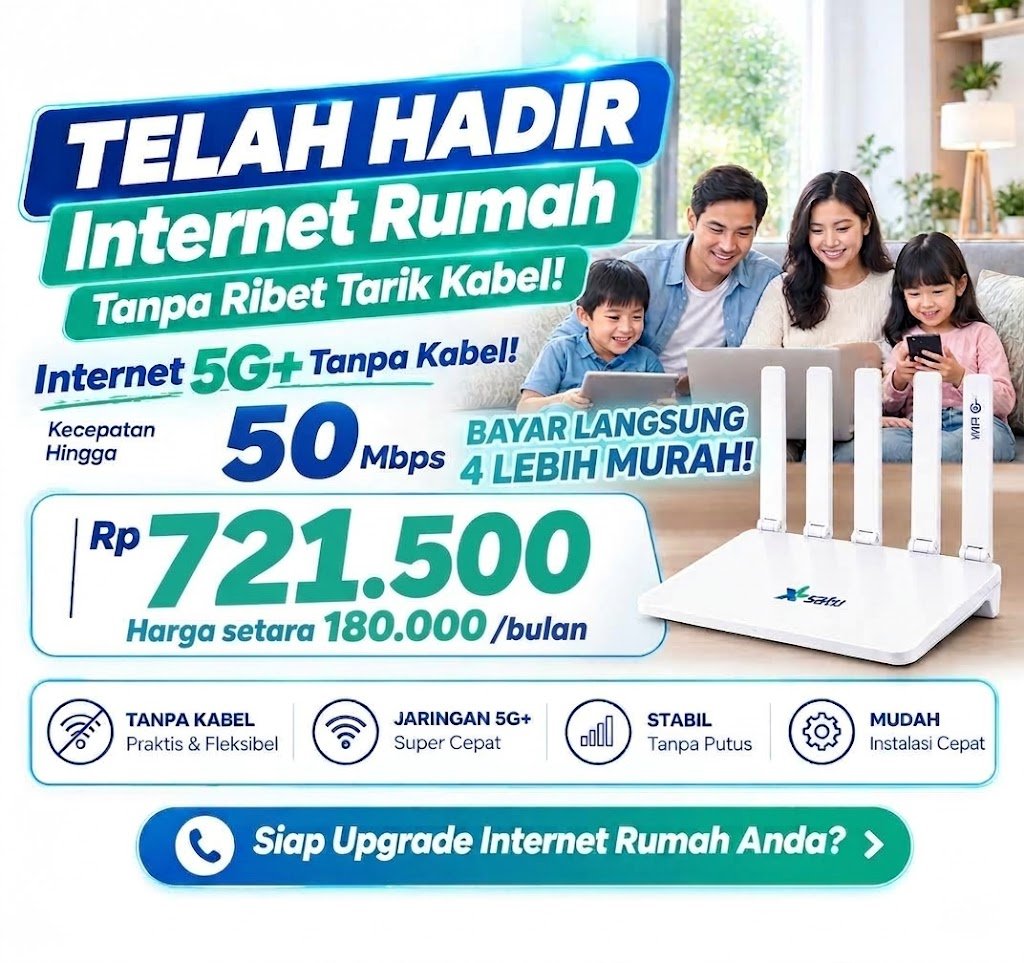 paket hemat bayar 4 bulan xl satu, internet tanpa kabel