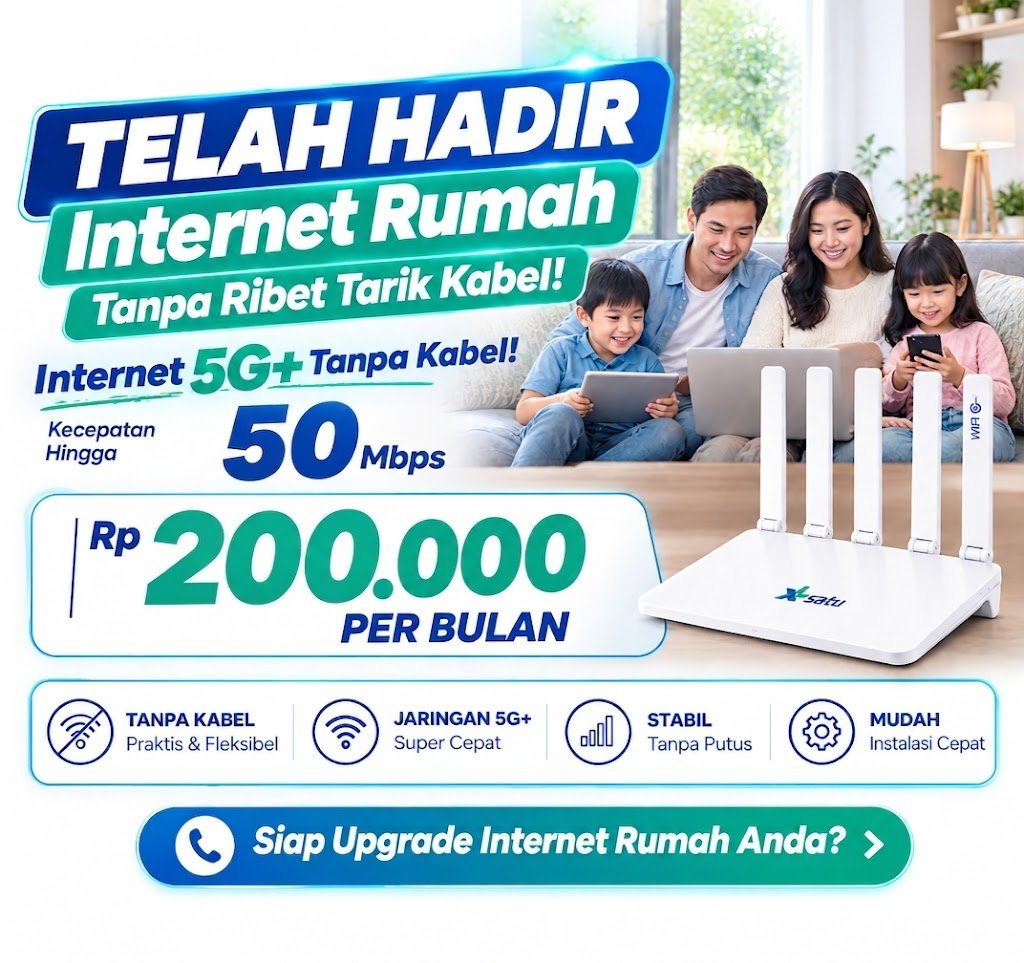 harga paket fwa 50 mbps xl satu